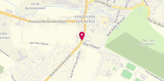 Plan de BELVEZE Antoine, 15 Rue de la Côte d'Or, 10140 Vendeuvre-sur-Barse