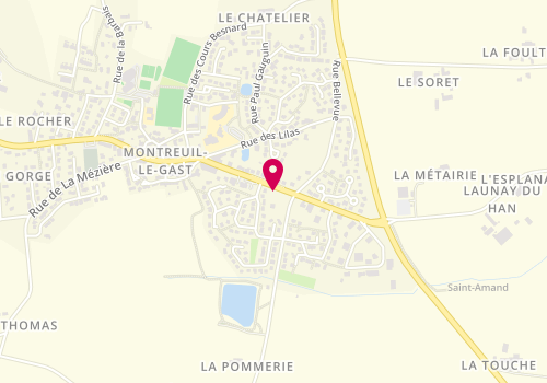 Plan de COQUET Quentin, 8 Rue des Begonias, 35520 Montreuil-le-Gast