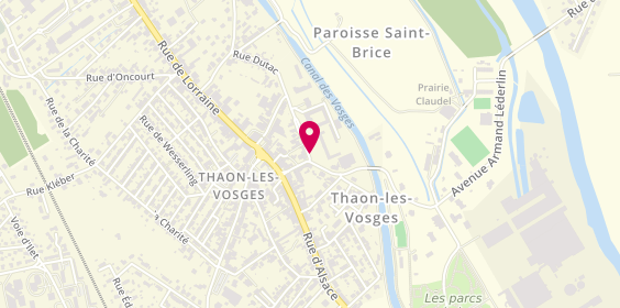 Plan de FORET Amélie, 12 Place Jules Ferry, 88150 Thaon-les-Vosges