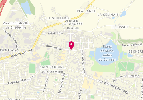 Plan de WILL Evelyne, 1 A Rue des Rosiers, 35140 Saint-Aubin-du-Cormier
