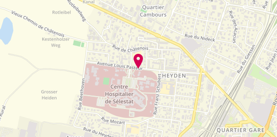 Plan de MARCANT Agathe, 23 Avenue Louis Pasteur, 67606 Sélestat
