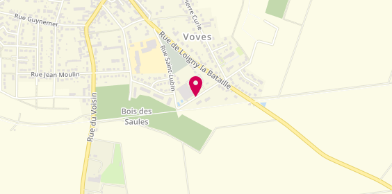 Plan de PEILLON Séverine, 3 Rue du Bois des Saules, 28150 Les Villages-Vovéens