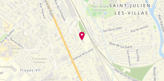 Plan de DUTOUR Louis, 2 Rue du Docteur Francis Mielle, 10800 Saint-Julien-les-Villas
