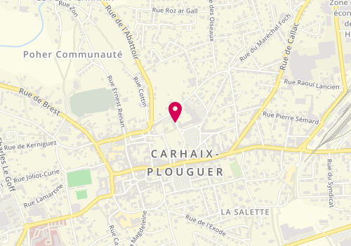 Plan de GRIMOIN Guillaume, 3 Rue des Augustins, 29270 Carhaix-Plouguer