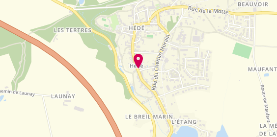 Plan de BERTHELOT LEBRUN Edouard, 31 Rue Jean Boucher, 35630 Hédé-Bazouges