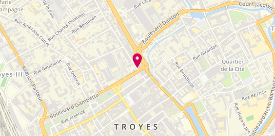 Plan de DIOT Anaïs, 2 Rue de Preize, 10000 Troyes
