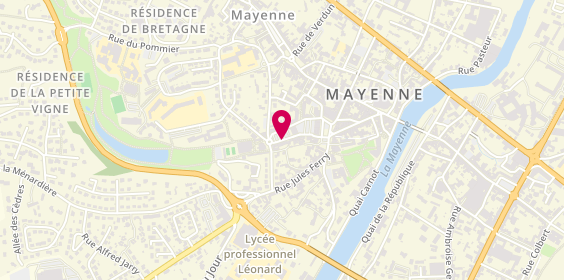 Plan de PAUTREL Yannick, 21 Place Gambetta, 53100 Mayenne