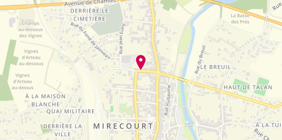 Plan de FREBILLOT Jacqueline, 5 Rue de l'Abbe Grégoire, 88500 Mirecourt