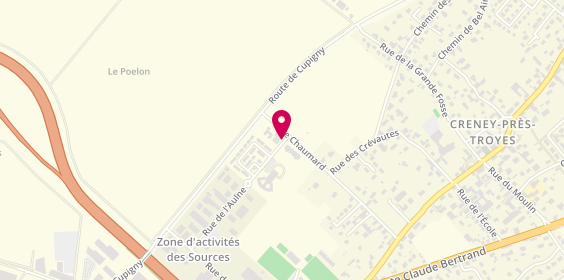 Plan de MATOSIN Alexandra, 2 Rue de L 'Aulne, 10150 Creney-près-Troyes