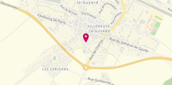 Plan de NUNS Caroline, 2 Avenue des Promenades, 89340 Villeneuve-la-Guyard
