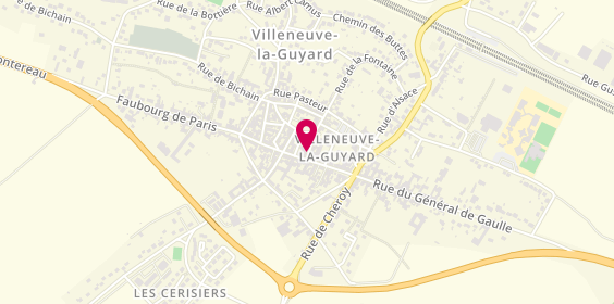 Plan de LOBET Xavier, 5 Rue de L 'Hotel de Ville, 89340 Villeneuve-la-Guyard