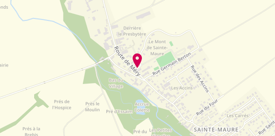 Plan de DEDRICH Noémie, 5 Rue de l'Essor, 10150 Sainte-Maure