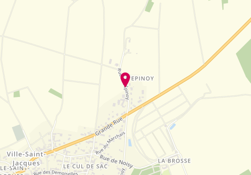 Plan de DELANDRE Anaïs, 1 Bis Rue de L 'Epinoy, 77130 Ville-Saint-Jacques