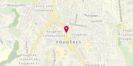 Plan de ANTHEAUME Marc, 9 Rue des Feuteries, 35300 Fougères