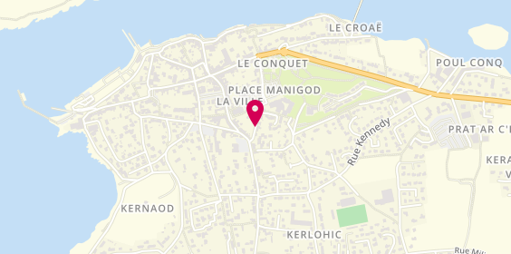 Plan de CARADEC-AUTRET Béatrice, 15 Rue Louis Pasteur, 29217 Le Conquet