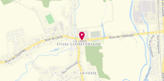 Plan de MOULIN Arnaud, 4 Place Abbatiale, 88480 Étival-Clairefontaine