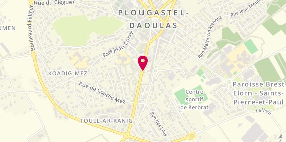 Plan de FISCHER Constance, 22 Rue Jean Fournier, 29470 Plougastel-Daoulas