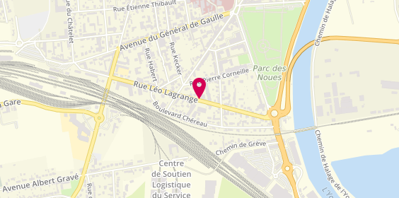 Plan de LE CERF Julien, 32 Rue Leo Lagrange, 77130 Montereau-Fault-Yonne