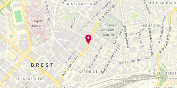 Plan de BOUGEANT Laurent, 41 Rue Yves Collet, 29200 Brest