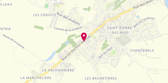 Plan de LE GUEUX Stéphane, 16 Rue du Docteur Poirier, 53370 Saint-Pierre-des-Nids