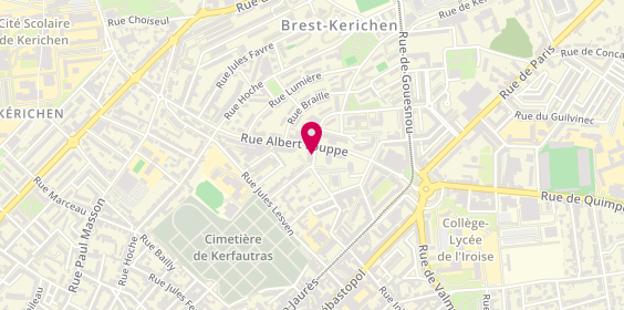 Plan de COGEN Allan, 32 Rue du Docteur Charcot, 29200 Brest