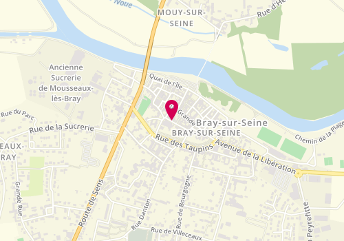 Plan de GABORIT Sylvie, 20 Rue de L 'Église, 77480 Bray-sur-Seine