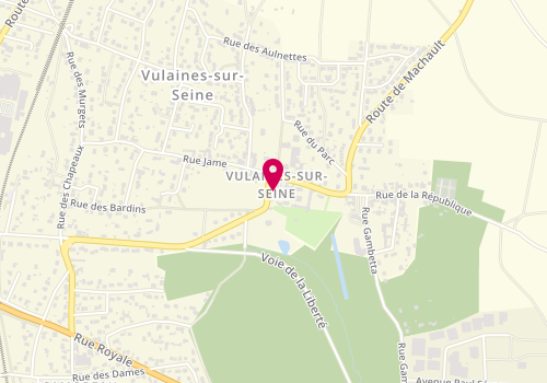 Plan de RUDE Antoine, Place Charles de Gaulle, 77870 Vulaines-sur-Seine
