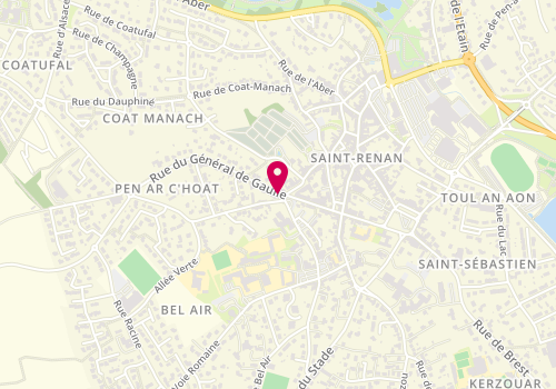 Plan de BOREL Yann, 28 Rue du General de Gaulle, 29290 Saint-Renan
