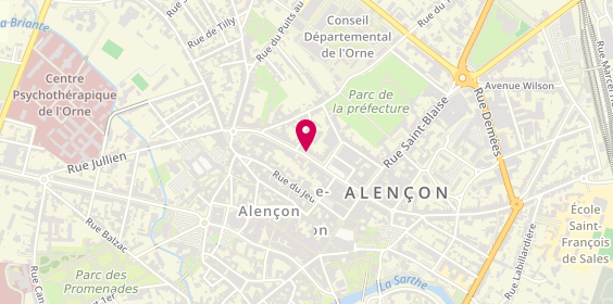 Plan de CRISON Jérôme, 32 Cours Clemenceau, 61000 Alençon