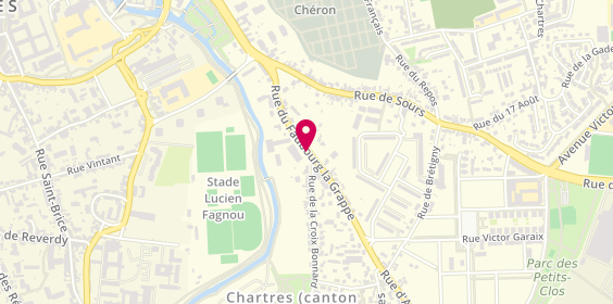 Plan de VANDERBECKEN Catherine, 58 Rue du Faubourg la Grappe, 28000 Chartres