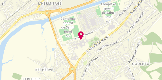 Plan de FARAMIN Gaëlle, 21 Rue de Saint Ernel, 29800 Landerneau