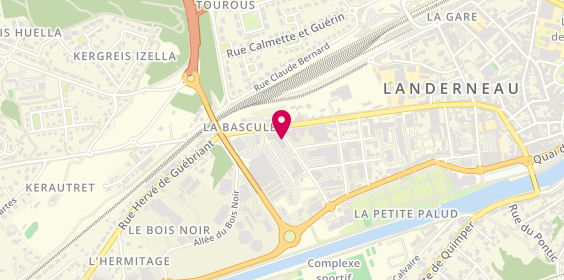 Plan de BOSSIAUX Marine, 2 Rue de la Marne, 29800 Landerneau
