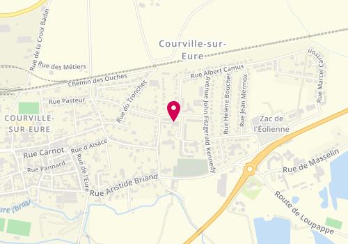 Plan de WADOUX Laurent, 2 Rue Saint Exupéry, 28190 Courville-sur-Eure