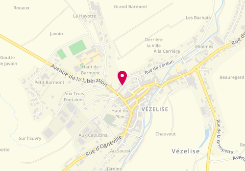 Plan de LELIEVRE Vincent, 5 Rue de la Carrière, 54330 Vézelise