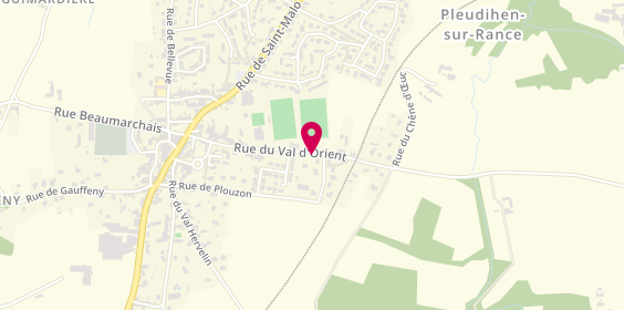 Plan de BERNARD Rudy, Rue du Val d'Orient, 22690 Pleudihen-sur-Rance