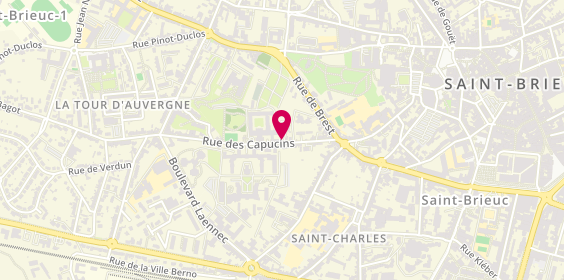 Plan de CARLO Patrick, 22 Rue des Capucins, 22045 Saint-Brieuc