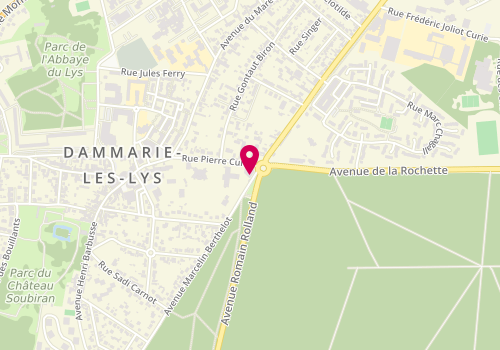Plan de BERGOUGNOUX Camille, 230 Rue Pierre Curie, 77190 Dammarie-lès-Lys