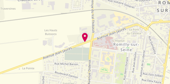 Plan de DENIS Quentin, 106 Q Avenue Jean Jaures, 10100 Romilly-sur-Seine
