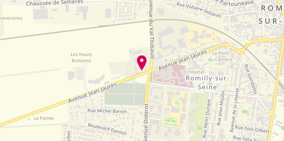 Plan de DENIS Quentin, 106 Quartier Avenue Jean Jaures, 10100 Romilly-sur-Seine
