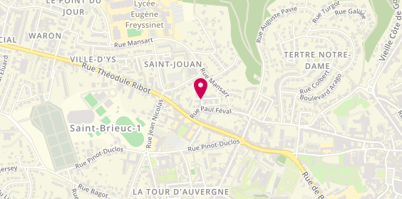 Plan de TOULLELAN Gilles, 3 Rue Alexandre Dumas, 22000 Saint-Brieuc