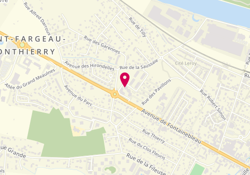 Plan de MENARD Johanna, 538 Rue de la Saussaie, 77310 Saint-Fargeau-Ponthierry
