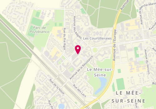 Plan de BEN Hadj Maïssa, 112 Avenue de la Gare, 77350 Le Mée-sur-Seine
