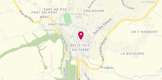 Plan de BROQUET Hervé, 8 Rue Saint Jacques, 22810 Belle-Isle-en-Terre
