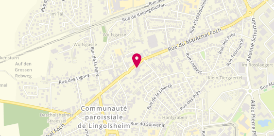 Plan de HOFFMANN Alexane, 81 Rue du Maréchal Foch, 67380 Lingolsheim