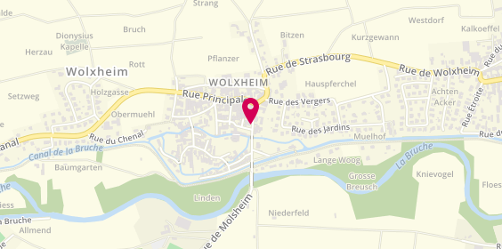 Plan de HENRY Emilie, 6 Rue de Molsheim, 67120 Wolxheim