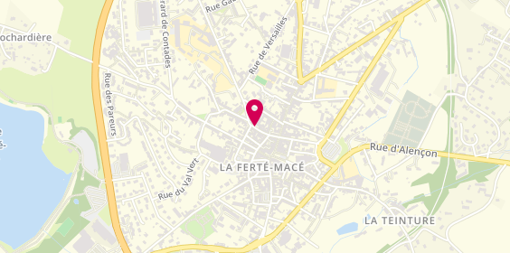 Plan de MONTAILLE Mélanie, 28 Rue Saint Denis, 61600 La Ferté-Macé