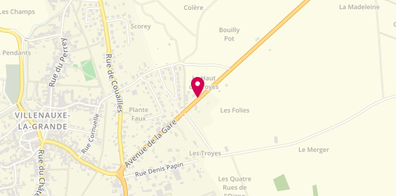 Plan de SADONNET Amandine, 6 Route de Sezanne, 10370 Villenauxe-la-Grande