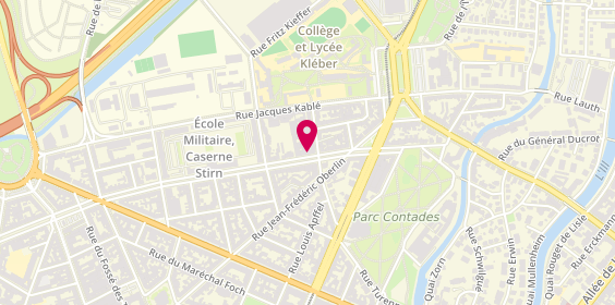 Plan de GRANDGIRARD Ophélie, 45 Boulevard Clemenceau, 67082 Strasbourg