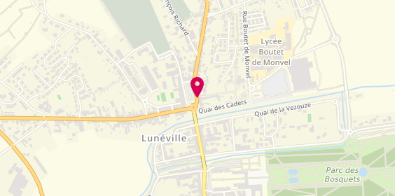 Plan de TOUSSAINT Aurélie, 12 Place des Carmes, 54300 Lunéville