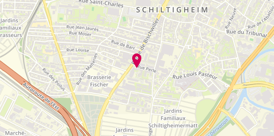 Plan de FABBRO-SIGRIST Anne, 1 Rue Perle, 67300 Schiltigheim